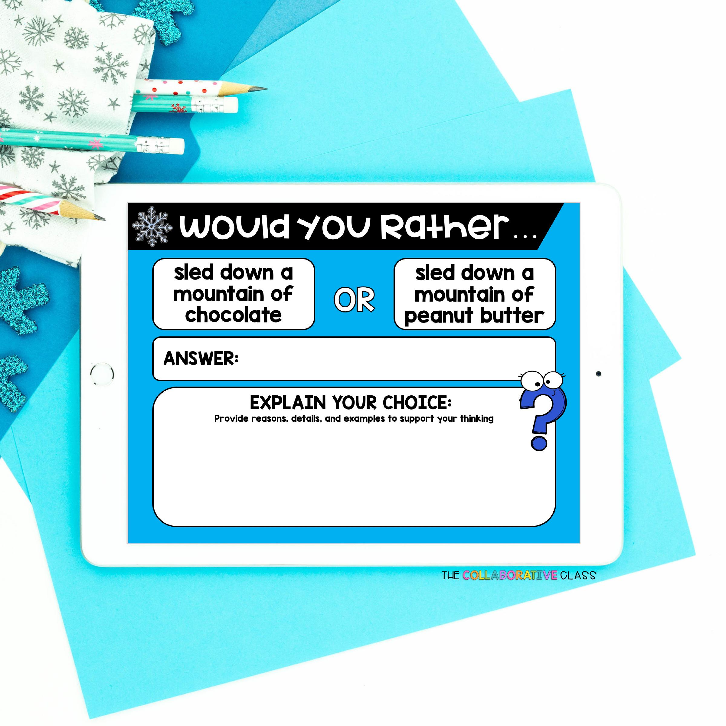 Using Would You Rather Questions with English Language Learners – A World  of Language Learners