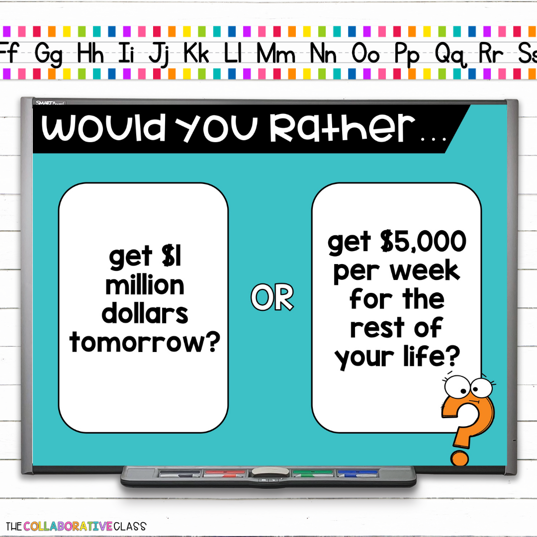 would you rather questions for kids morning meeting