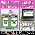 would you rather questions for kids spring version