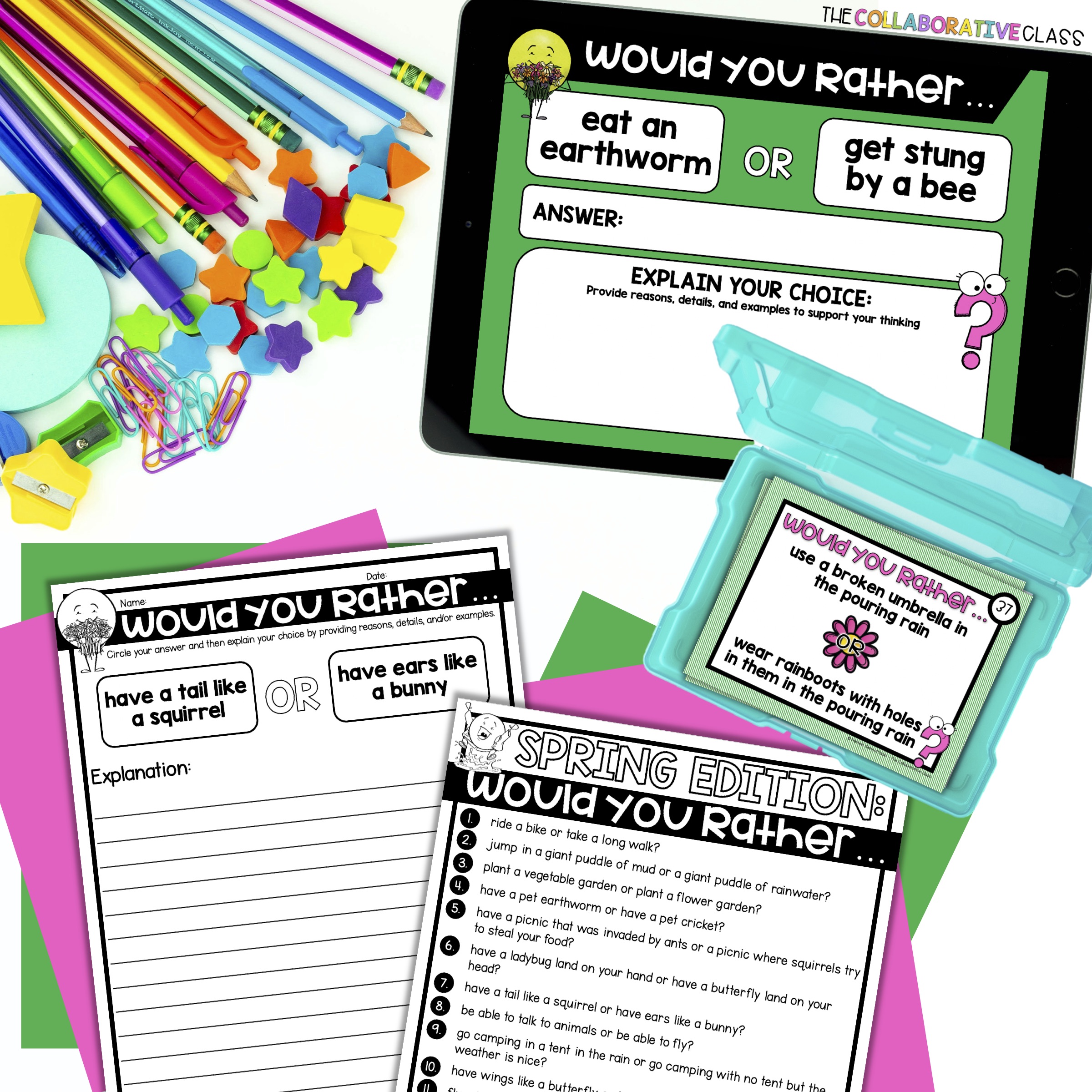 Using Would You Rather Questions to Compare and Contrast - Teaching Made Practical