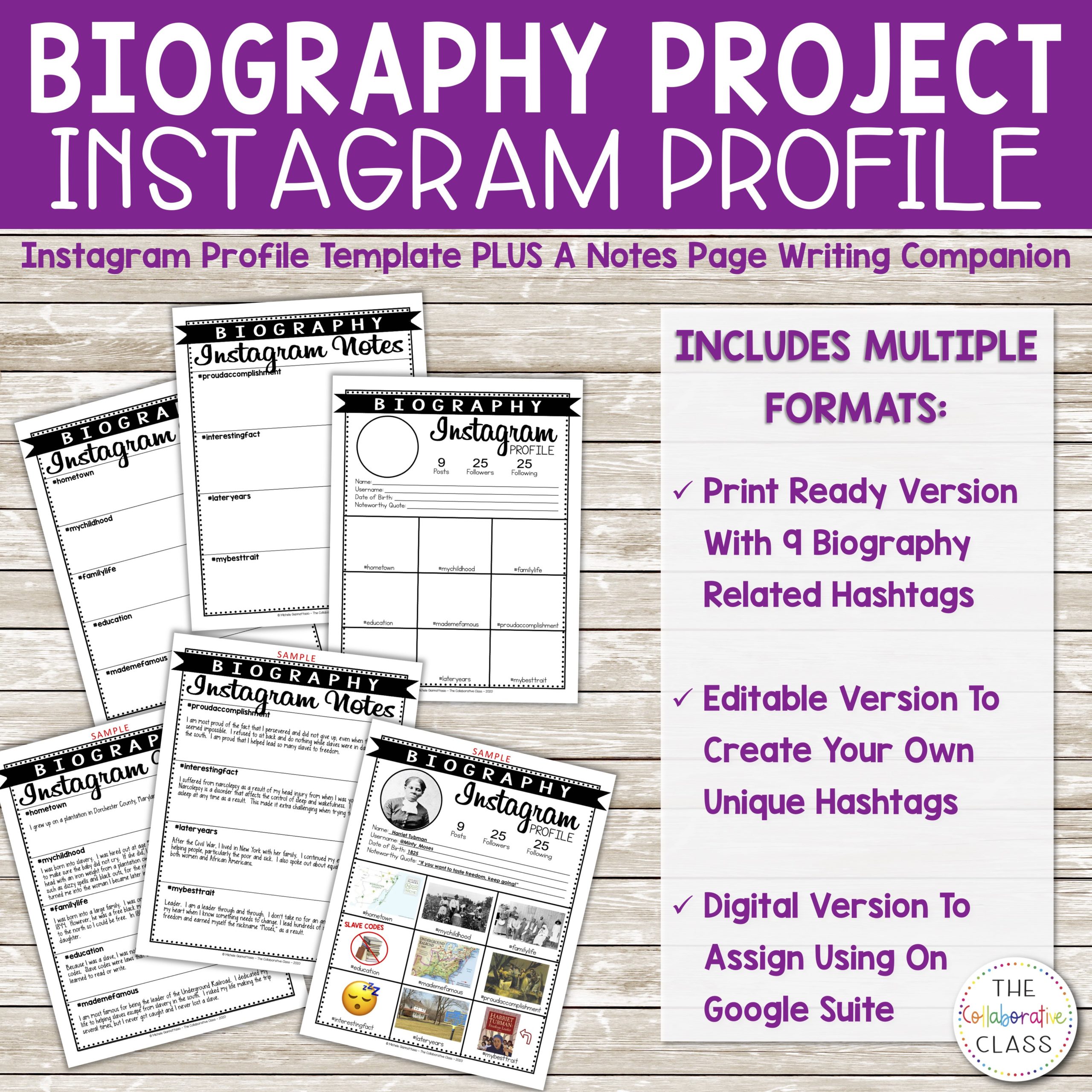 instagram biography project