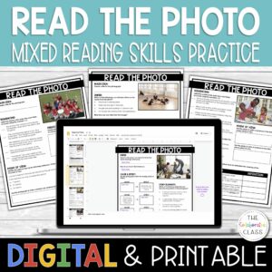 reading skills practice - read the photo