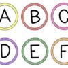 Alphabet Labels  Perfect for Book Bins or Word Wall - The