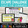 ELA Escape Room: Holiday Bundle with Thanksgiving Escape Room | Print + Digital - Image 2