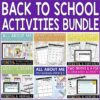 Back to School Activities & Forms Bundle | Print + Digital - Image 3