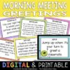Morning Meeting Greetings & Activities Bundle | Distance Learning - Image 2