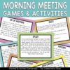 Morning Meeting Greetings & Activities Bundle | Distance Learning - Image 3