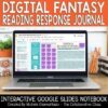 Digital Fantasy Reading Response Journal | Distance Learning
