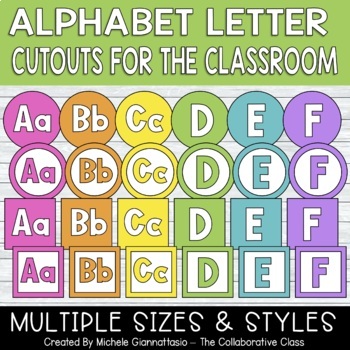 Alphabet Labels  Perfect for Book Bins or Word Wall - The Collaborative  Class