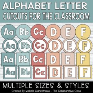 Alphabet Labels  Perfect for Book Bins or Word Wall - The
