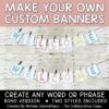 Editable Banners | Create Your Own Classroom Custom Banner | Boho Version