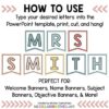 Editable Banners | Create Your Own Classroom Custom Banner | Boho Version - Image 4