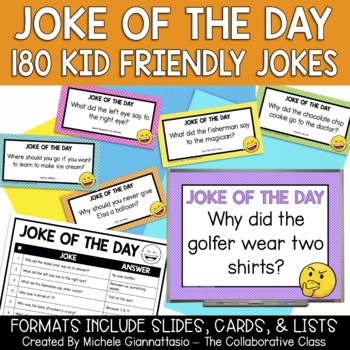 Joke of the Day | 180 Jokes for Kids | Multiple Formats - The ...