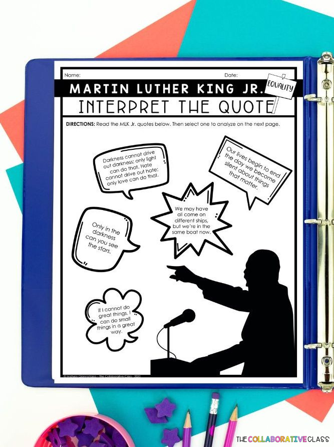 Analyzing martin luther king jr famous quotes